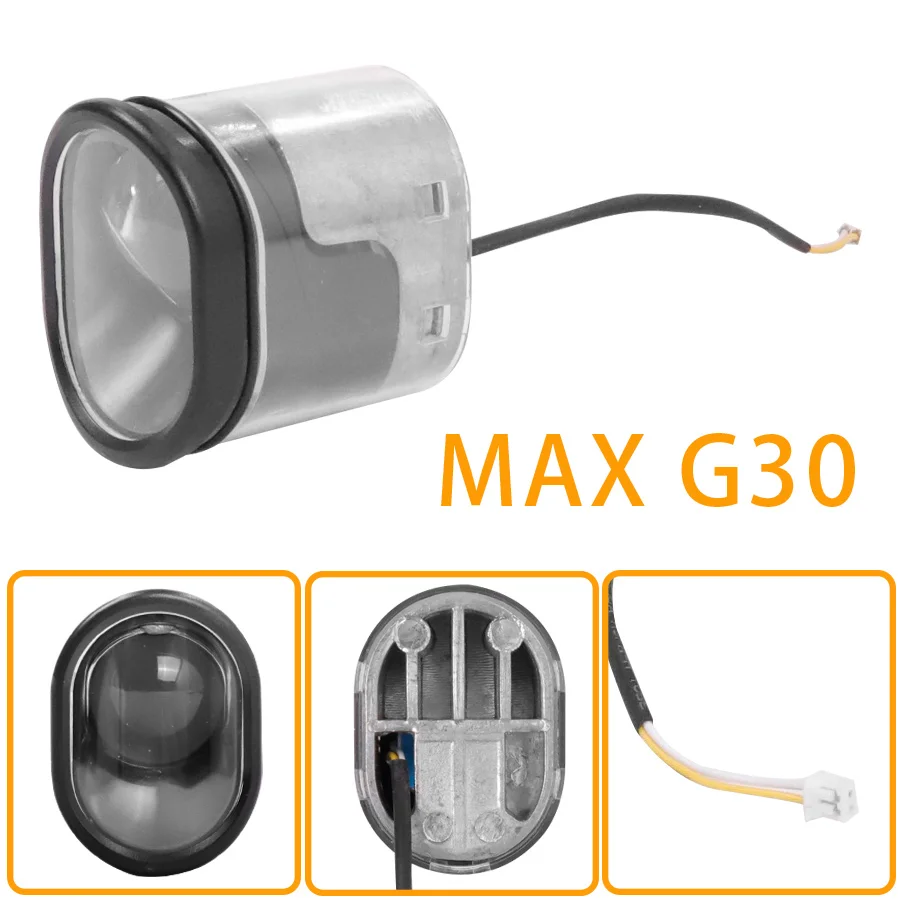 E-Scooter Headlight Front Led Light For Segway Ninebot MAX G30 G30D Electric Scooter Front Lamp Led Light Accessories