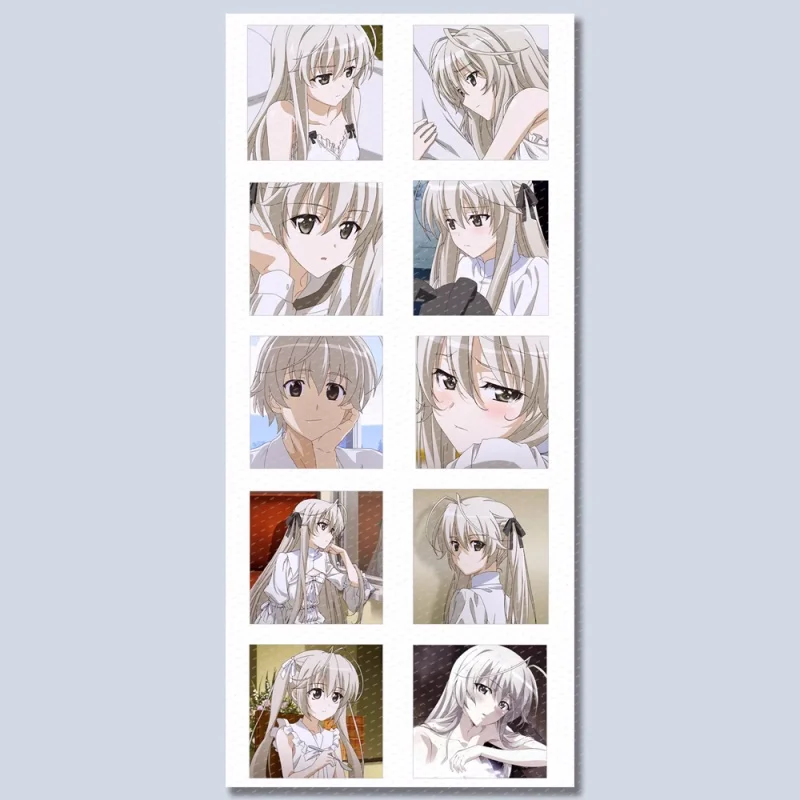 3 stücke/1 Packung Yosuga kein Sora Kasugano Sora Aufkleber wasserdichtes Gepäck Telefon DIY Sammelalbum Aufkleber Aufkleber Dekor Cosplay 7107