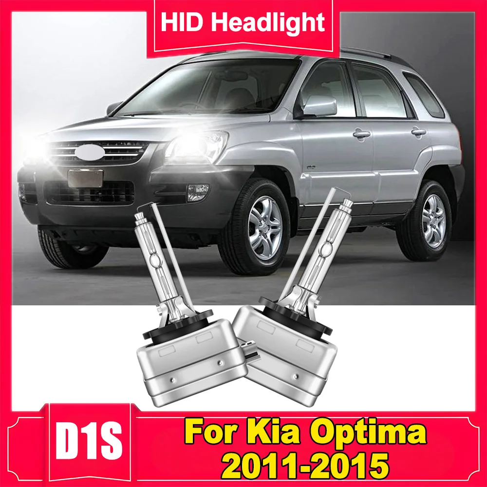 

2PCS D1S Xenon Headlight 6000K Super Bright Original HID Headlamp Low Beam Bulb For Kia Optima 2011-2013 2014 2015 Plug and Play
