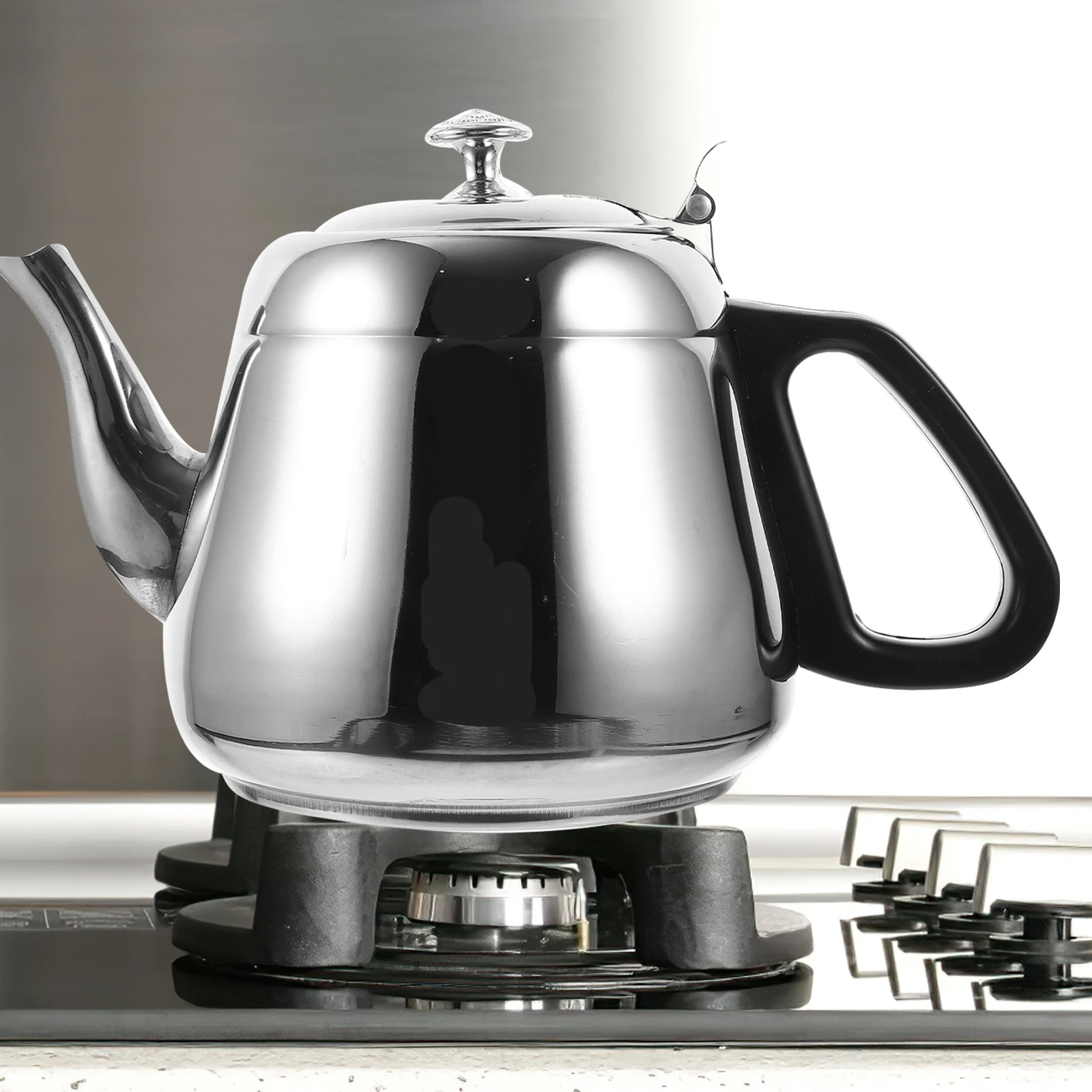 

Thickened Stainless Steel Kettle 1.5L Large Capacity Boiling Water Heater for Gas Electric Induction Stovetop Rust Resistant