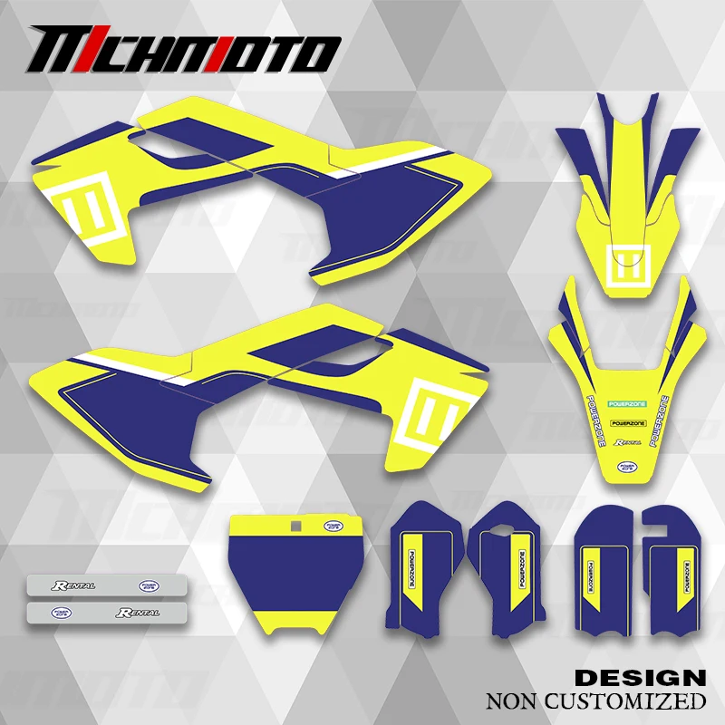 

MCHMFG New Style Graphics Decals Stickers Kit For Husqvarna TC 50 2016 2017 2018 TC50 2019 2020 2021 2022 2023