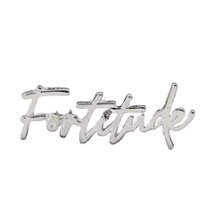 Fashion Promotion Gifts Custom Metal Letter Group Community Soror Brooch Fortitude Pin