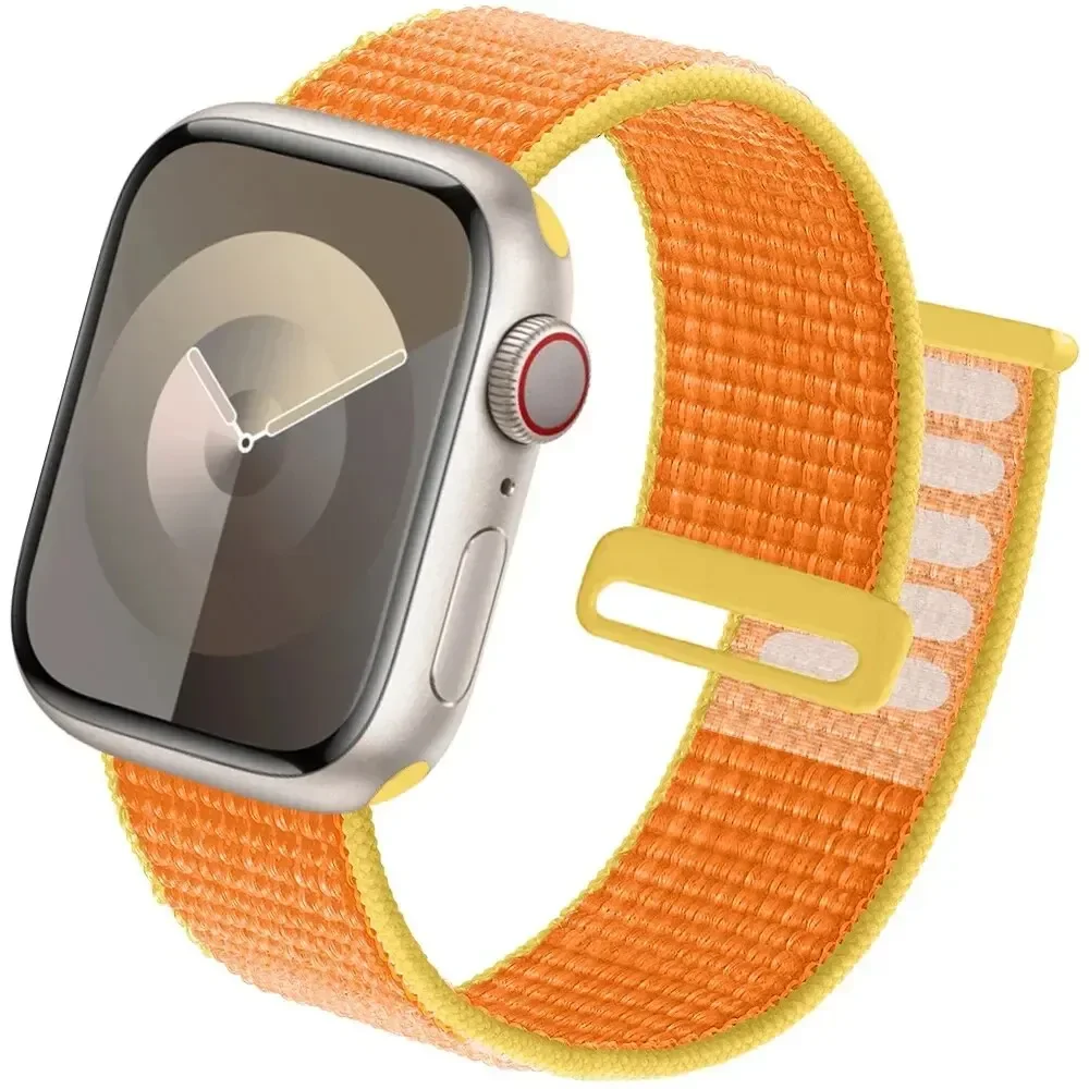 Nylon-Schlaufenarmband für Apple Watch-Armbänder 49 mm Ultra2 44 mm 40 mm 45 mm 41 mm 46–42 mm Armband für iWatch-Armband Serie 9 8 SE 7 6 5 4 10