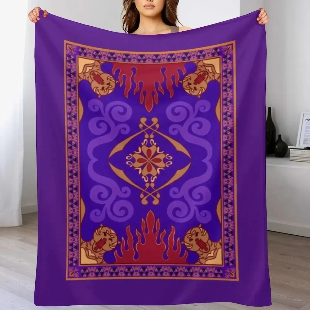 Manta de Alfombra Mágica de Aladdin, Perfecta para Sofá o Cama, Textil para el Hogar