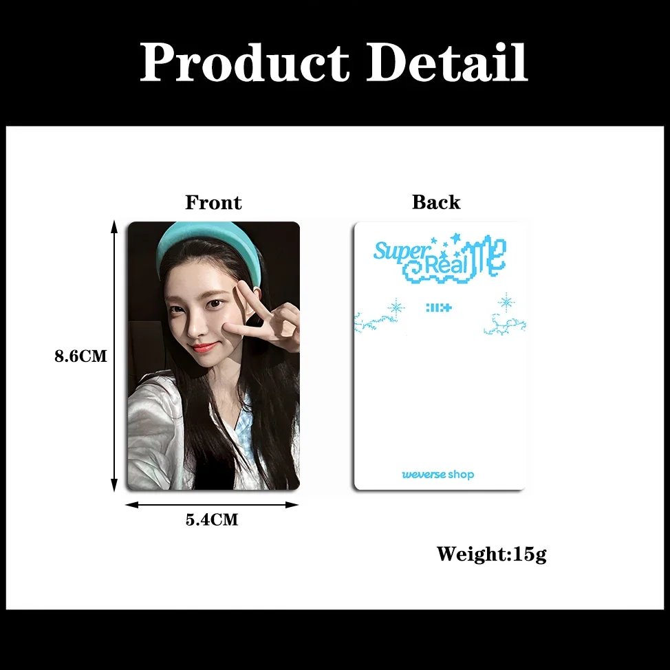 Kpop Waterproof Photo Card Lomo Card Set Collectible Postcard for Kpop Fans Gift Decor