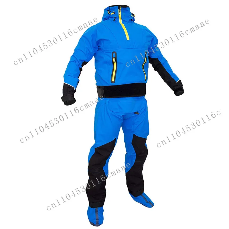 Mens Outdoor Sport  Dry Suits Breathable Back Zip Sailing Waterproof Suit with Reflective Stripe OEM Service