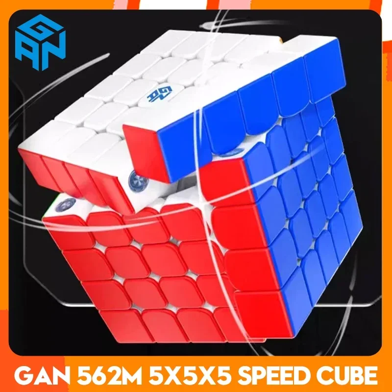 GAN 562M UV 5X5 Magnetic Magic Speed Cubo Magico Puzzle Cube Stickerless GAN 562 5x5x5 Maglev Professional Fidget Toys