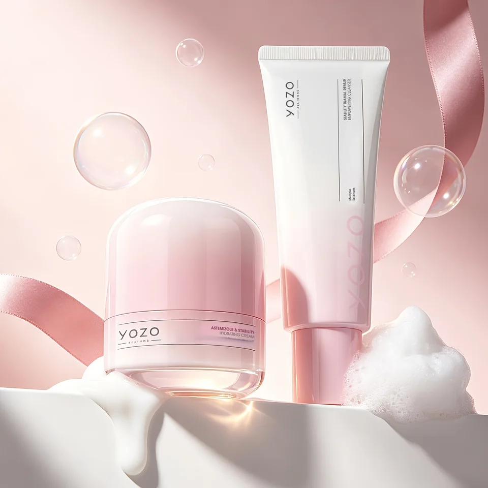 Multi Effect Facial Skincare Set with Cleanser and Cream