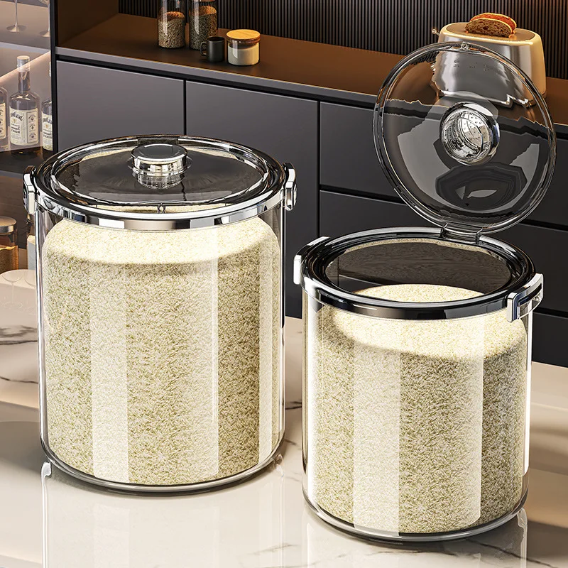 

Household Thickened Rice Bucket Storage Container Moisture-proof Sealed Container for Grains Miscellaneous Grain Container