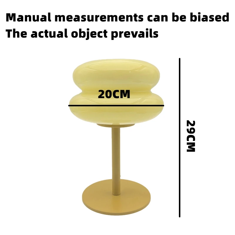 Modern Creative Hamburger LED Table Lamp Bedside Simple Fashion USB Lamp Study Room Desk Light for Livingroom Bedroom Home