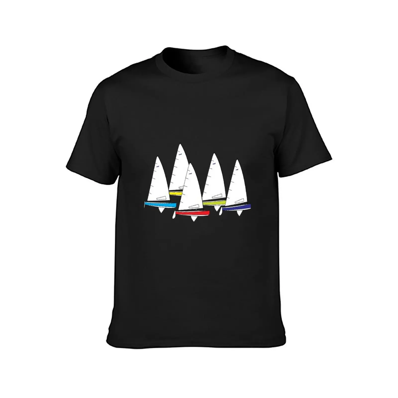 Finn Sailing Dinghies Racing T-Shirt korean fashion oversizeds blacks vintage t shirts men