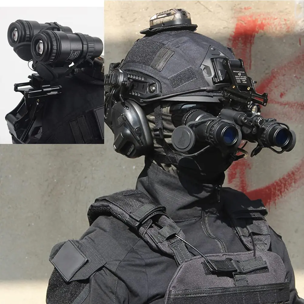 FAST Helmet, with Goggles, Flashlight, Flashing Lights, NVG Imitations, Knee and Elbow Pads, for Outdoor Games Airsoft Paintball