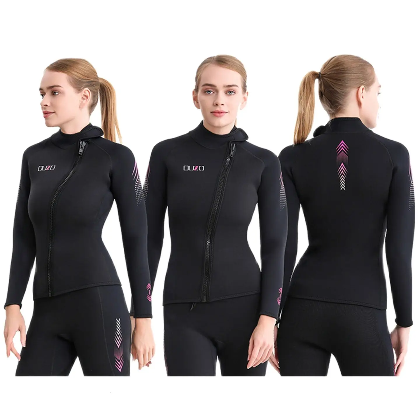 

Winter Men Women 3MM Neoprene Scuba Diving Top Jacket And Pants Two Pieces Separate Wetsuit Snorkeling Surfing Thermal Swimsuit