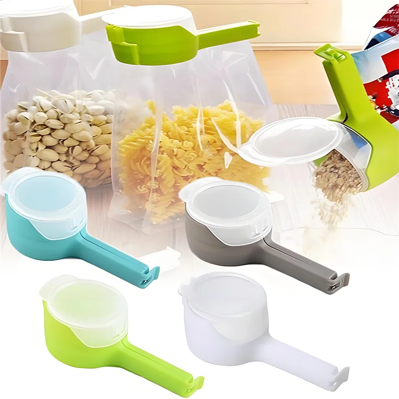 Snack Sealing Plastic Clip Fresh Keeping Sealer Clamp Food Saver Travel Kitchen Accessories Seal Food Storage Bag Clip Tool