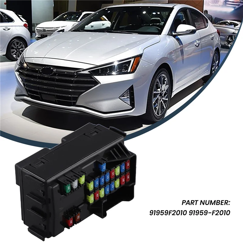 

A73X-91959F2010 Car Engine Compartment Safety Box PCB Block Assy Fuse Box For Hyundai Elantra AD 2017-2020 91959-F2010