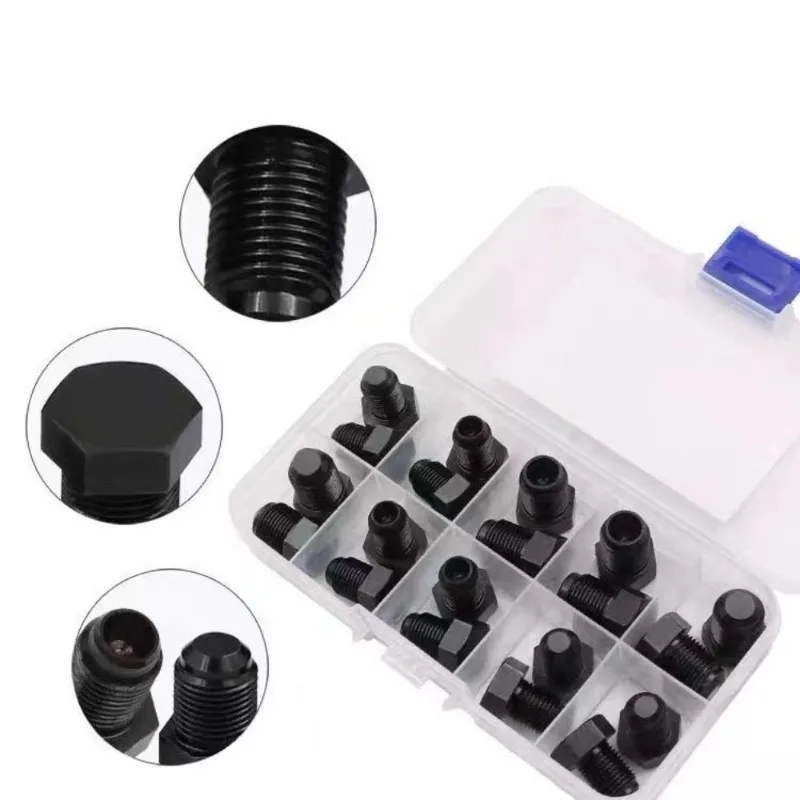 Automotive brake oil pipe plug ABS pump internal external plug brake pump special plug cap M10 M12 M14  22set