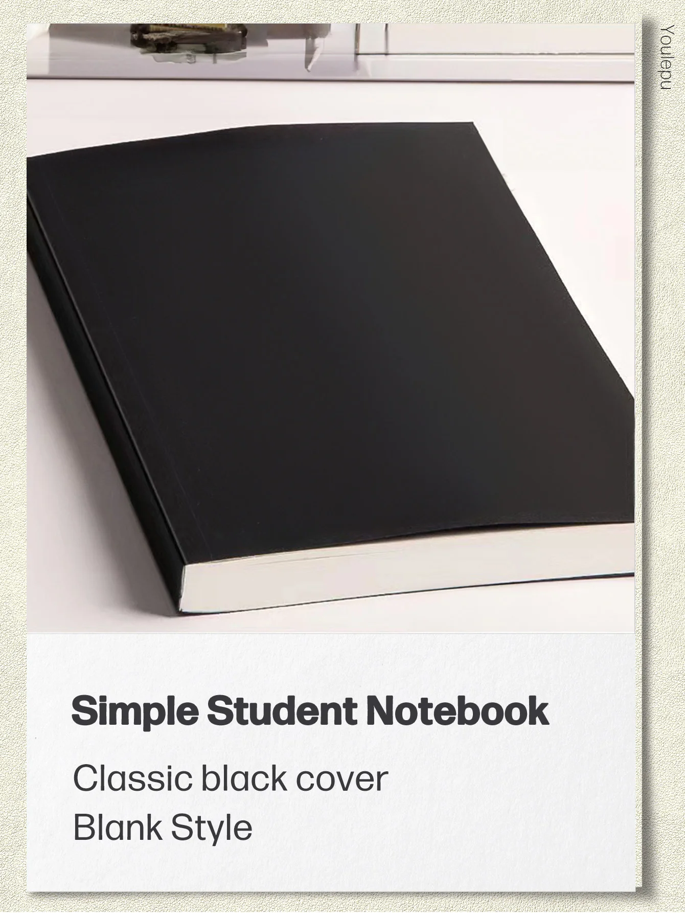 A5 student practical notepad Youlepu thickened blank vintage notebook Sketchbook Suitable for school, painting, office