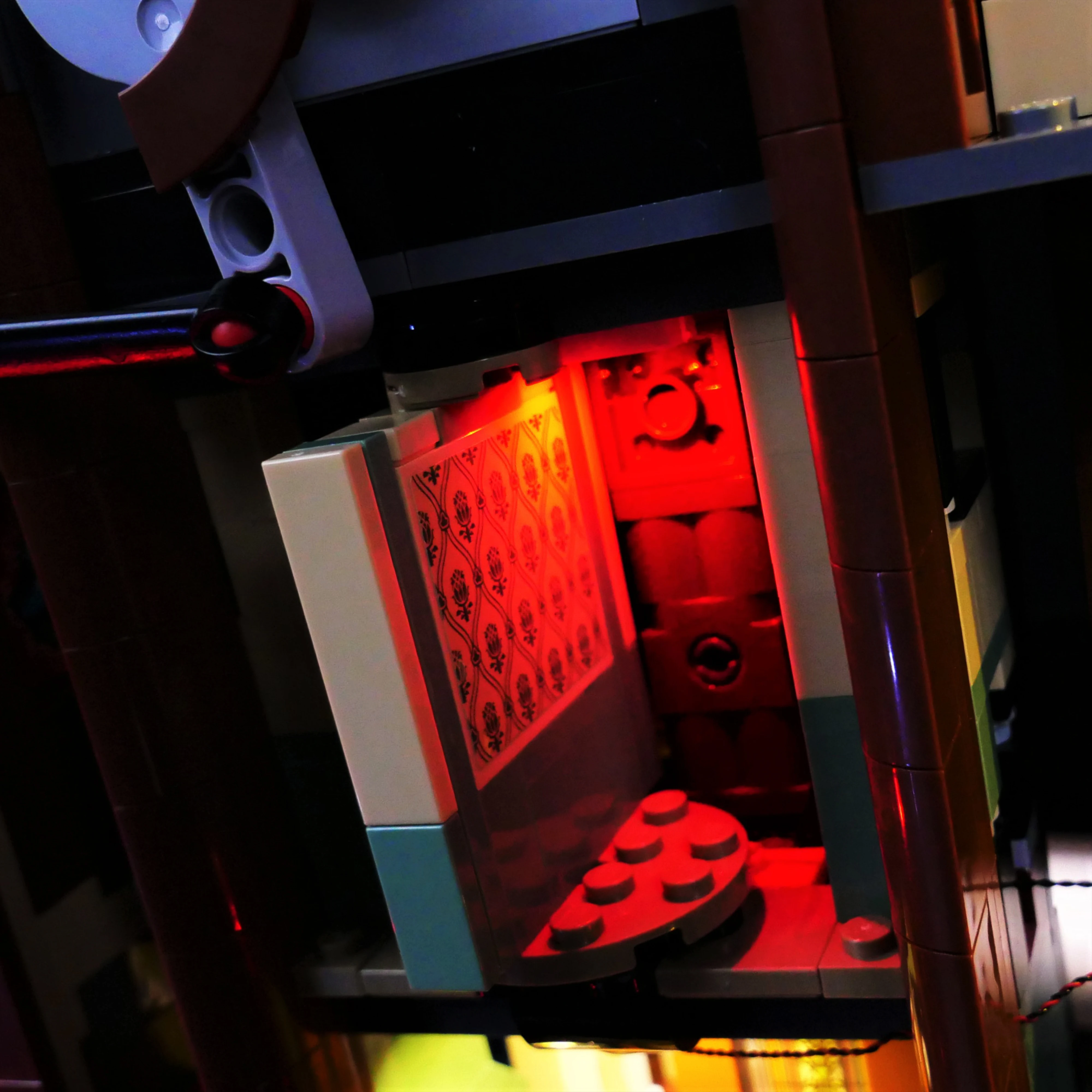 LED Lighting Kit Compatible with 11370 Haunted Mystery House Building Blocks Model Decorative Light Set for Display(Lights Only)