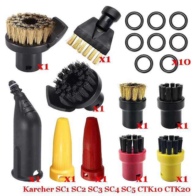 Voor Karcher Sc1 Sc2 Sc3 Sc4 Sc5 Sc7 Ctk10 Ctk20 Handheld Stoomborstelkop Krachtige Nozzle Vervanging Stofzuiger Onderdelen