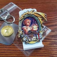 HearthStone Ornaments Battlegrounds Minions Moira Thaurissan Stickers Keychain Placement Collection Gifts