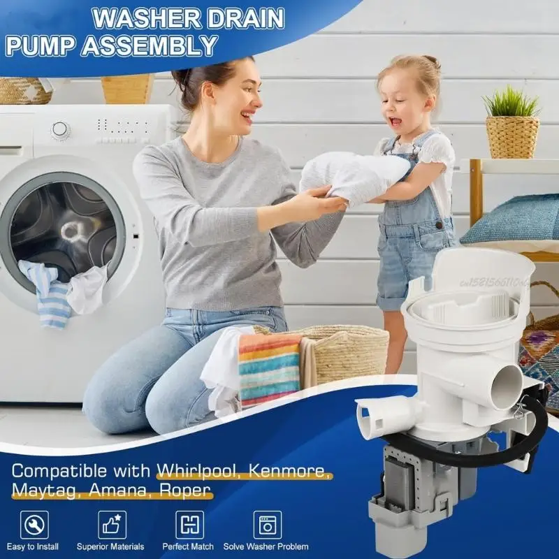 27RB Efficient Water Drainage Washer Drain Plastic Texture for Maintenance