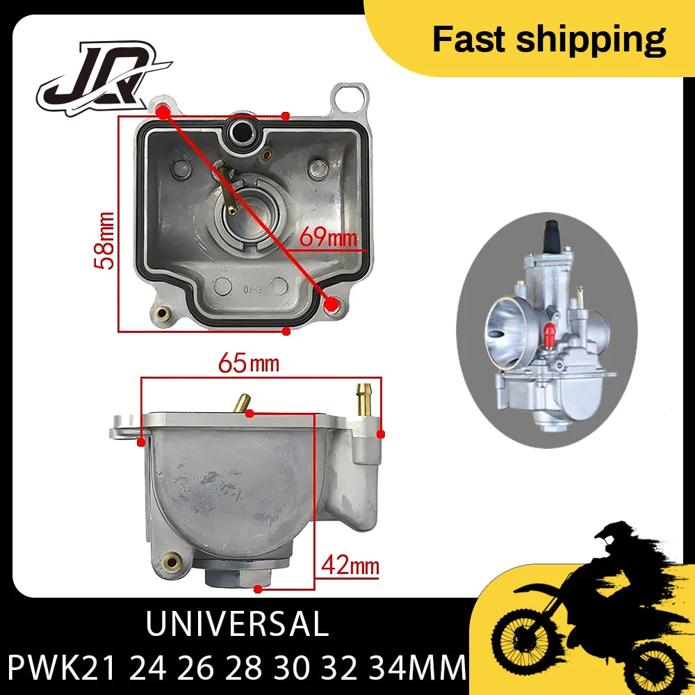 

For KEIHIN KSR EVO OKO KOSO Universal PWK Bottom Float Bowl PWK 21mm 24mm 26mm 28mm 30mm 32mm 34mm Dirt Bike Motorcycle Carb