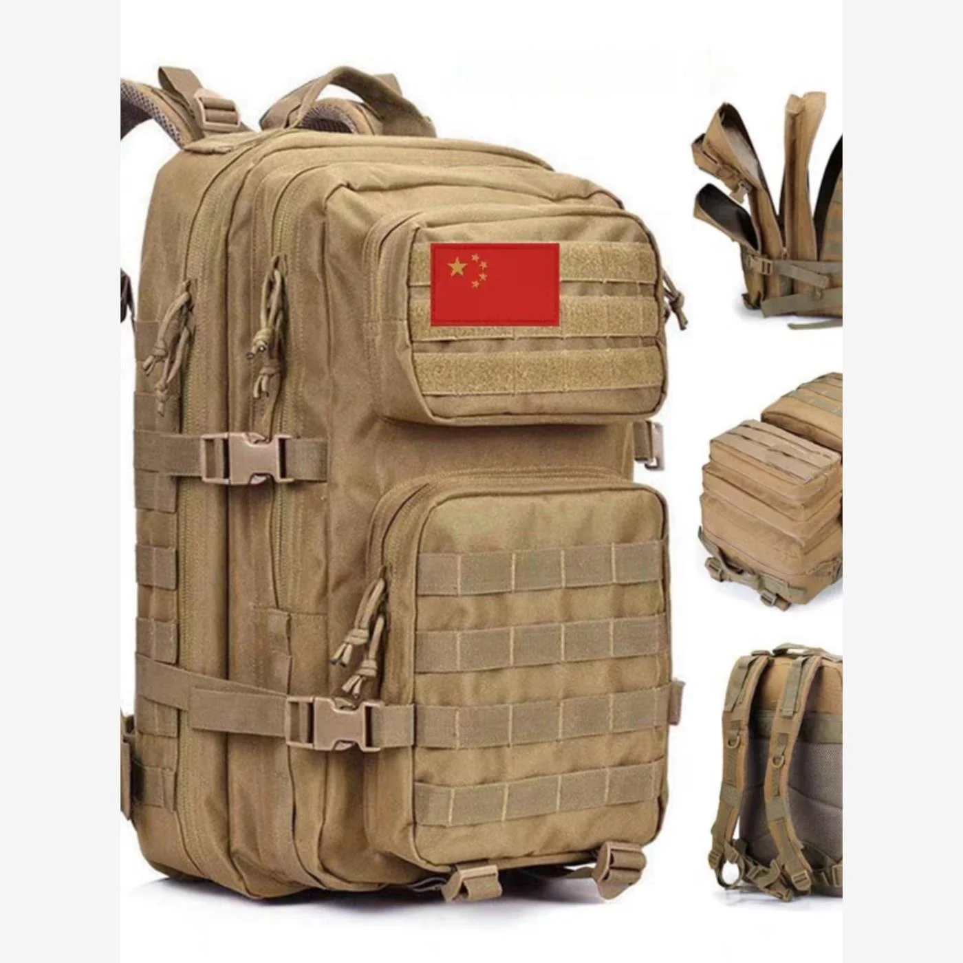 

Large Capacity Outdoor Cycling Camping 45L Tactical Assault Backpack Men's Double Shoulder Mountain Climbing Bag Travel Compu...