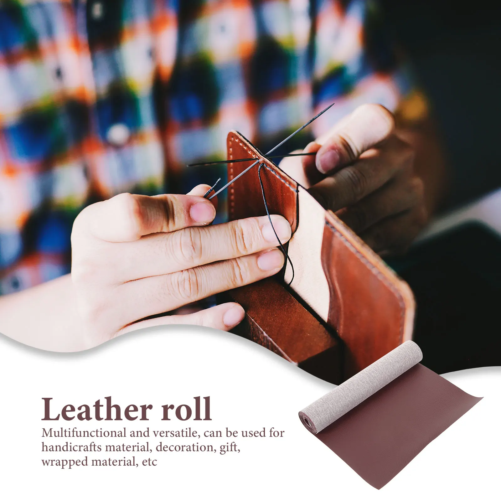 

1 Roll DIY Sheet Soft Smooth PU Faux Material for Crafting Purses Handbags Handmade Decoration