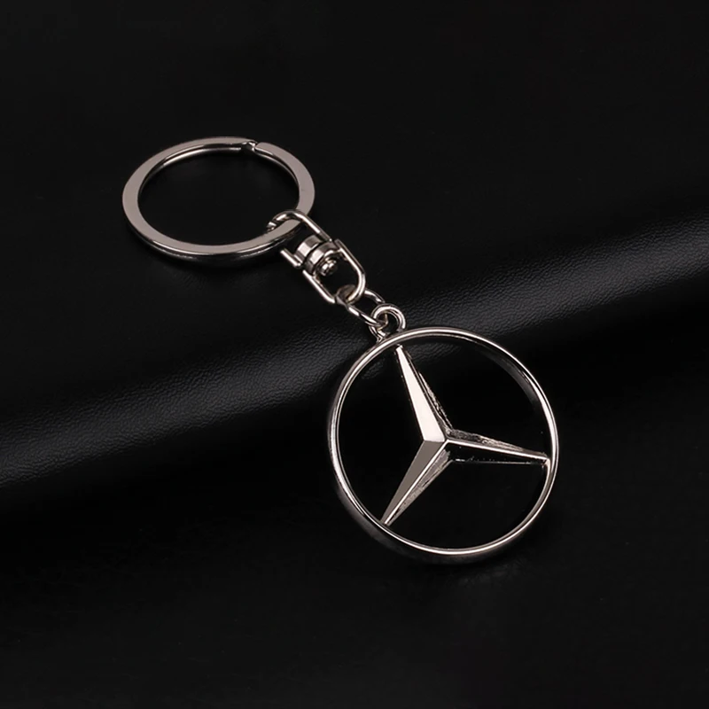 Car Key Chains Keyring Pendant Metal Keychain Holder Auto Accessories For Mercedes Benz CLA GLA E C G M R Class W204 W212 W176