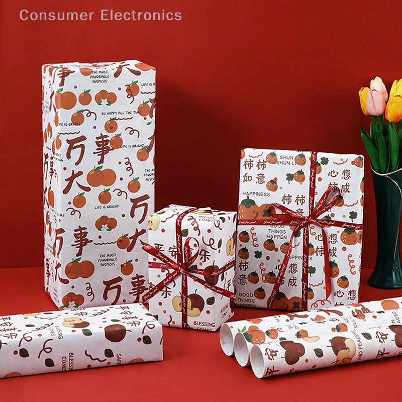 5sheets Tissue Papers Wrapping Creative DIY Craft Flowers Gift Box Packing Wedding Party Home Decoration Supplies 50cm*70cm