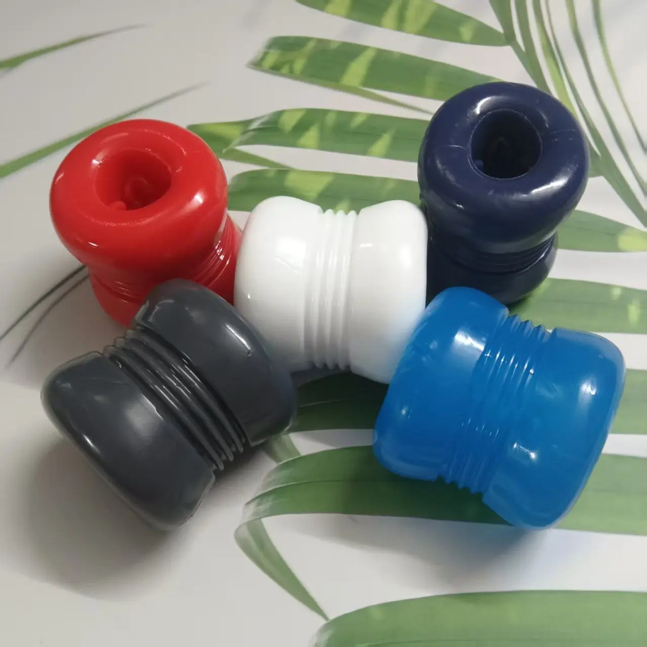 Male TPE Portable Pocket Ribbed Outer Design Compact Reusable Men Manual Massager Flexible Tube Comfortable Accessories