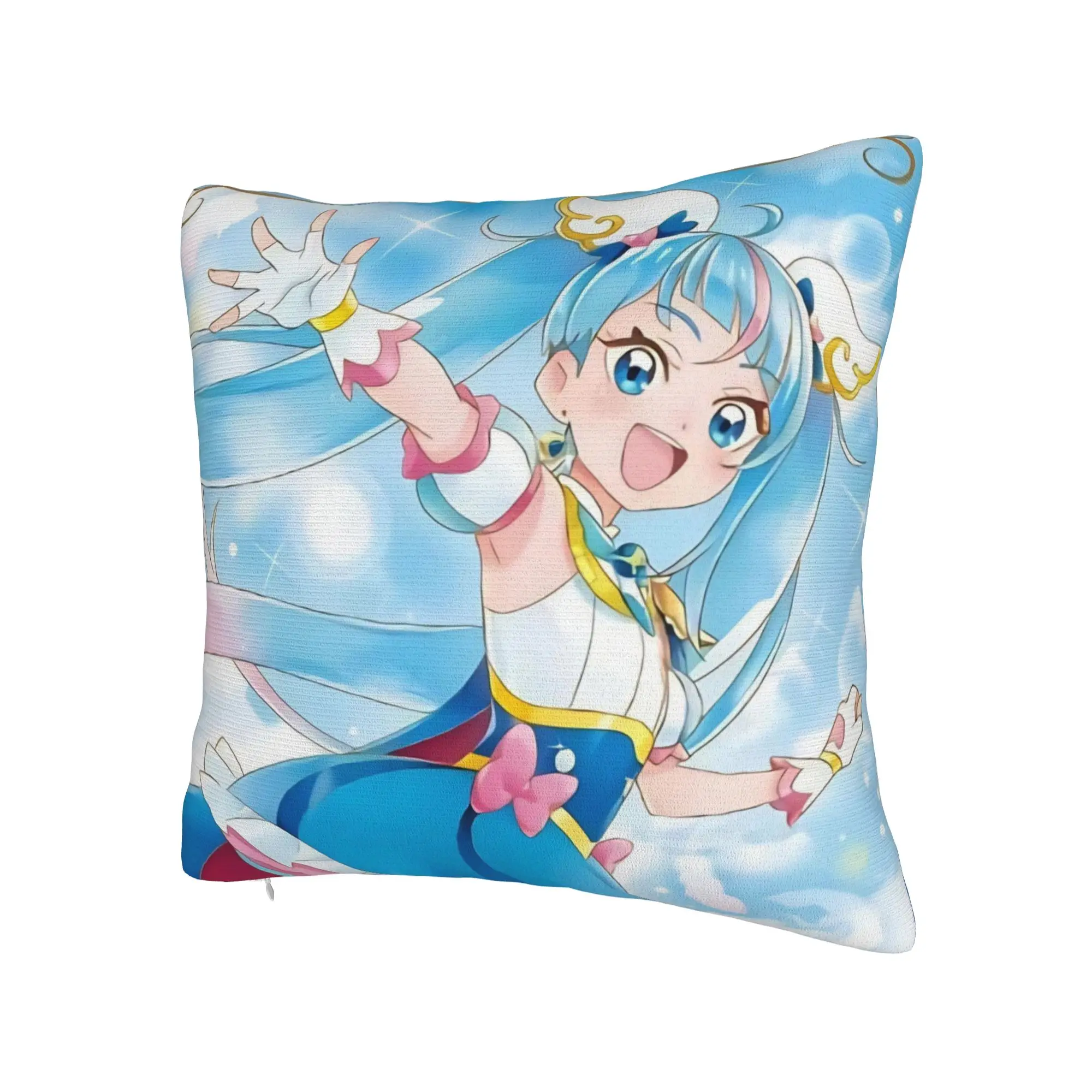 Soaring Sky Pretty Cure Pillow Cover Merch Printed Cushion Cover Decorations  Throw Pillow Case Cover Home Multiple Sizes