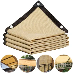7-color HDPE garden sunshade net, UV protection, outdoor pergola, sun visor, swimming pool canopy, plant canopy sail