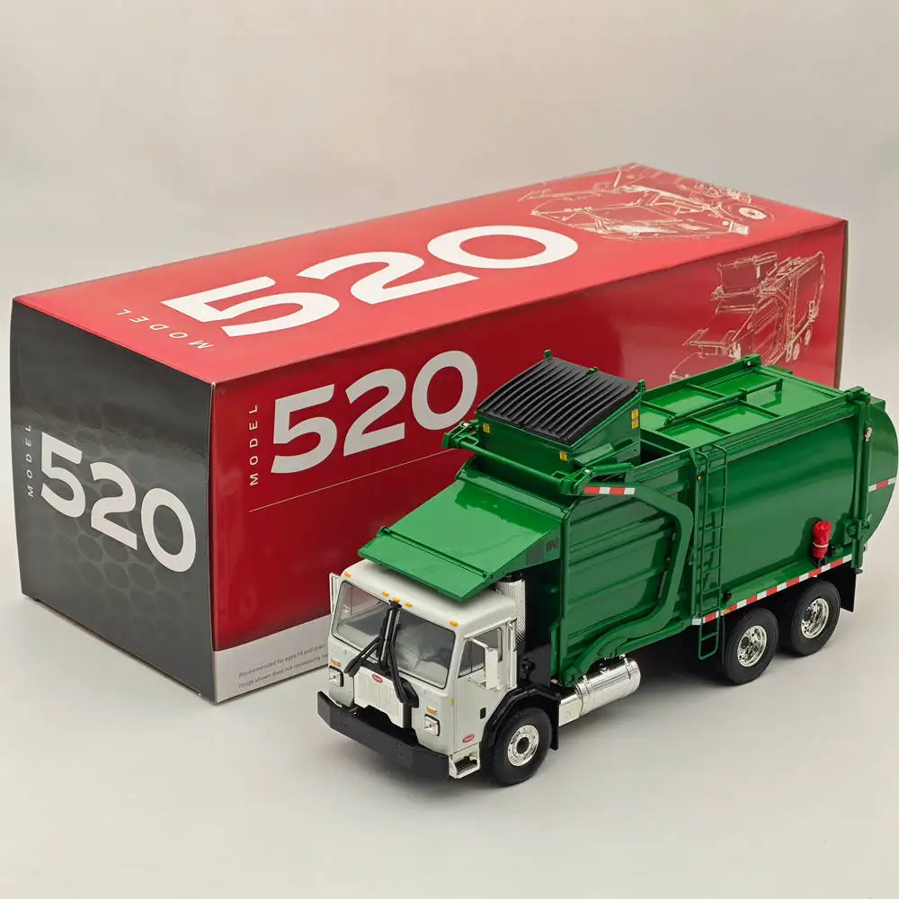 FIRST GEAR Diecast Alloy 1/34 Scale 520 Garbage Truck 10-4193 Engineering Truck Car Model Adult Toy Classics Gift Static Display