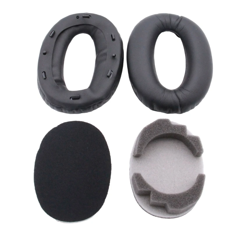 Ear Pads Sponge Cushion Replacement Elastic Cushion Earmuffs for Sony WH-1000XM2 Gaming Headphone (1Pair)