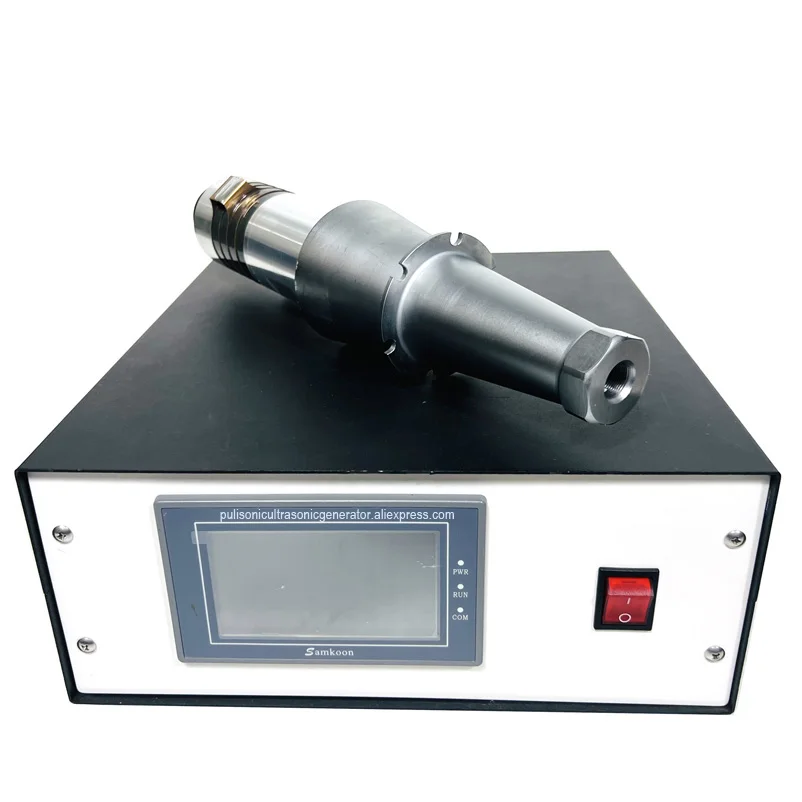 2600W 15KHz Ultrasonic Welding Generator And Piezoelectric Transducer For Trading Card Slab Ultrasonic Welder Machine