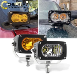 Cápsulas de trabajo Led de 20W, luces diurnas, lámpara antiniebla de conducción de coche, haz combinado de inundación de 3 pulgadas para camioneta todoterreno 4x4 SUV ATV camión motocicleta