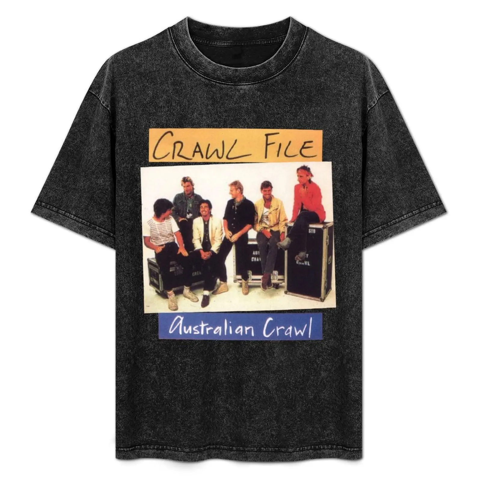 AUSTRALIAN CRAWL BAND T-Shirt sublime basketball graphic tees summer tops Short sleeve tee men