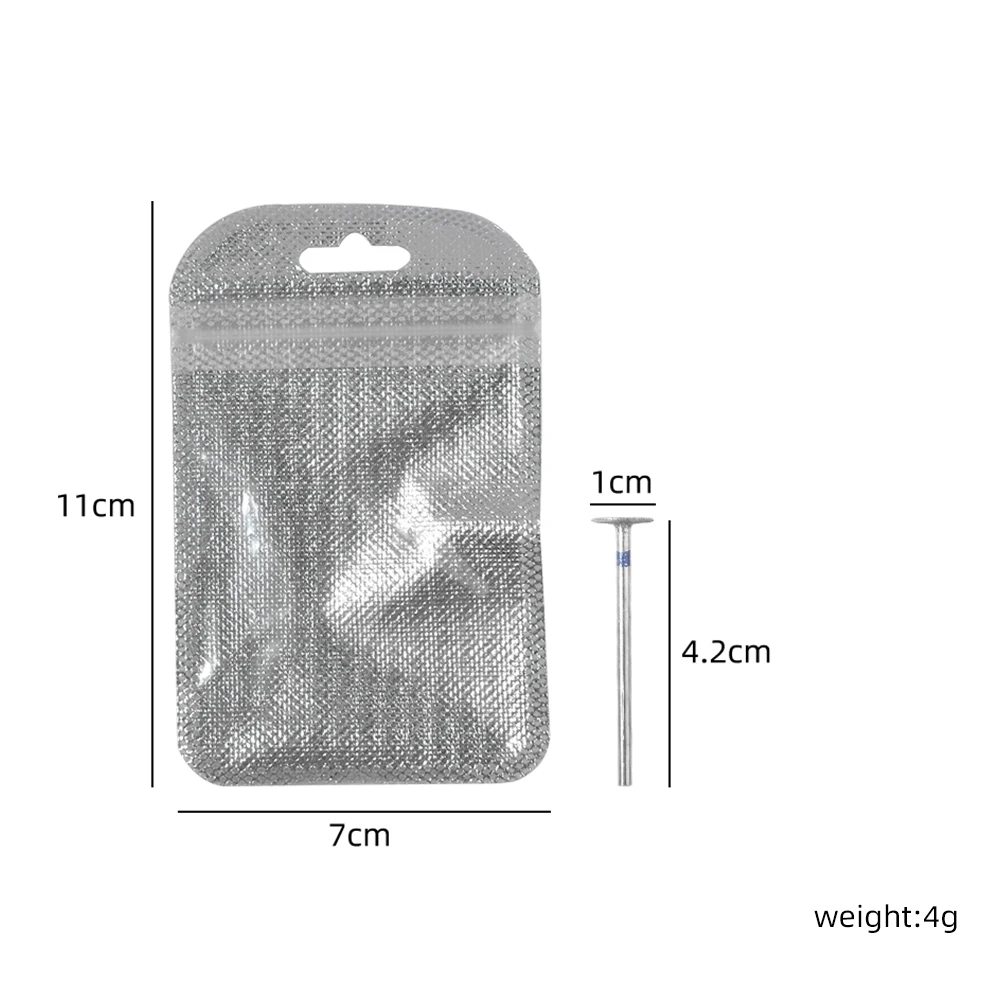 Tête de meulage mince améliorée en forme de T, 42mm10mm10mm, foret à ongles Durable et facile à polir pour manucure 1 pièce