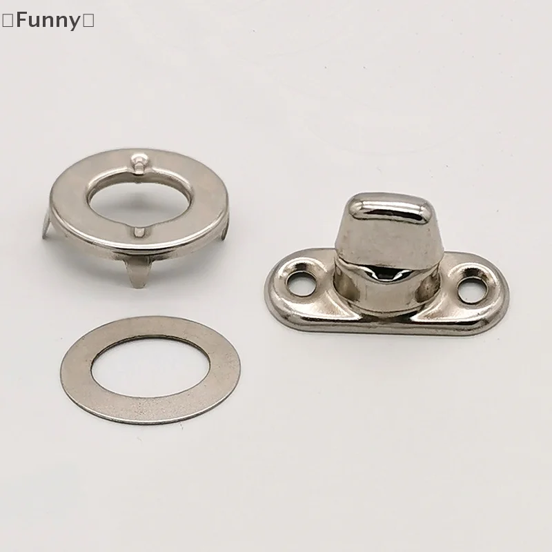 maveraFunny10 juegos de sujetadores de bloqueo giratorio de grado marino, ojal de botón giratorio y perno para cierre de lona, botones giratorios de fácil instalación