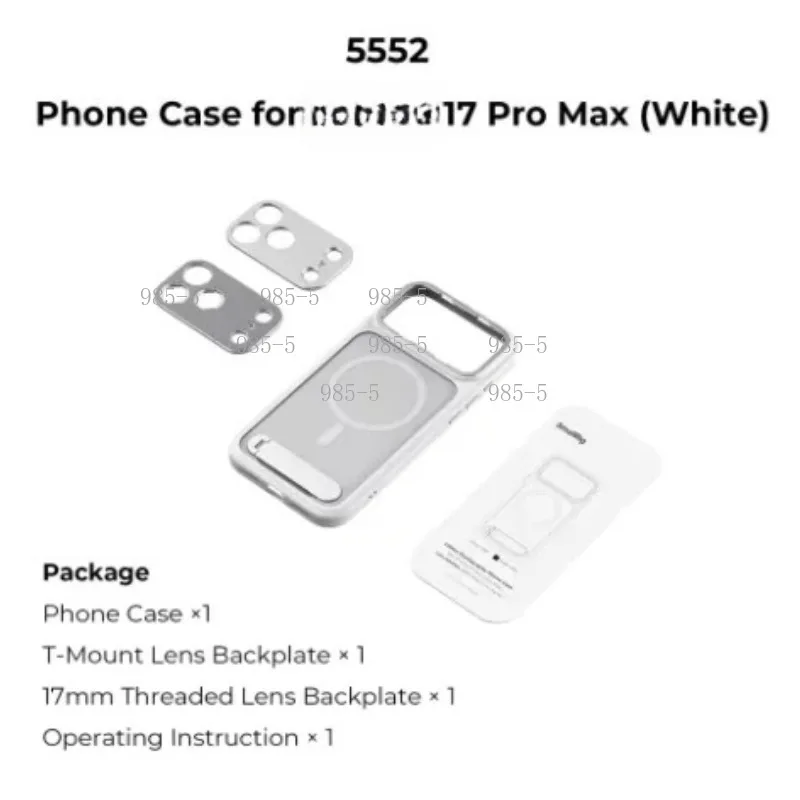 Magnetic Suction Lens Filter Phone Case Compatible with  17 Pro Pro Max Photography
