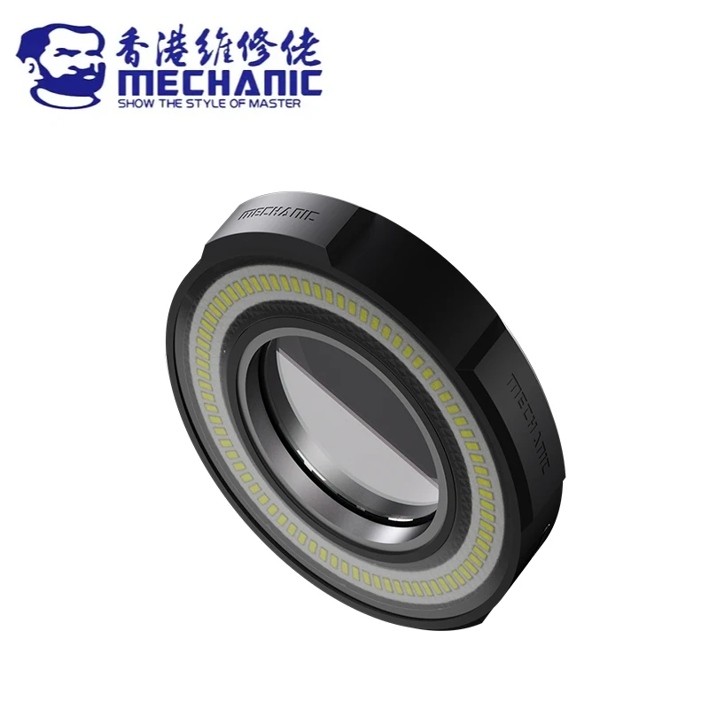 Imagem -02 - Mecânico Ls3 Microscópio Anel Lâmpada 7w Led Fonte de Luz Tricolor Multi Nível Ajuste Ultra Brilho Proteção para os Olhos Lâmpadas