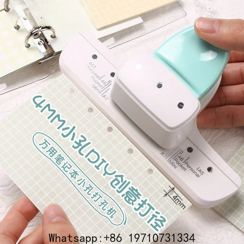 4Mm Hole Punch Loose-leaf Hand Account Inner Page Hole Punch Manual Hole Punch Three-hole M5A7A6