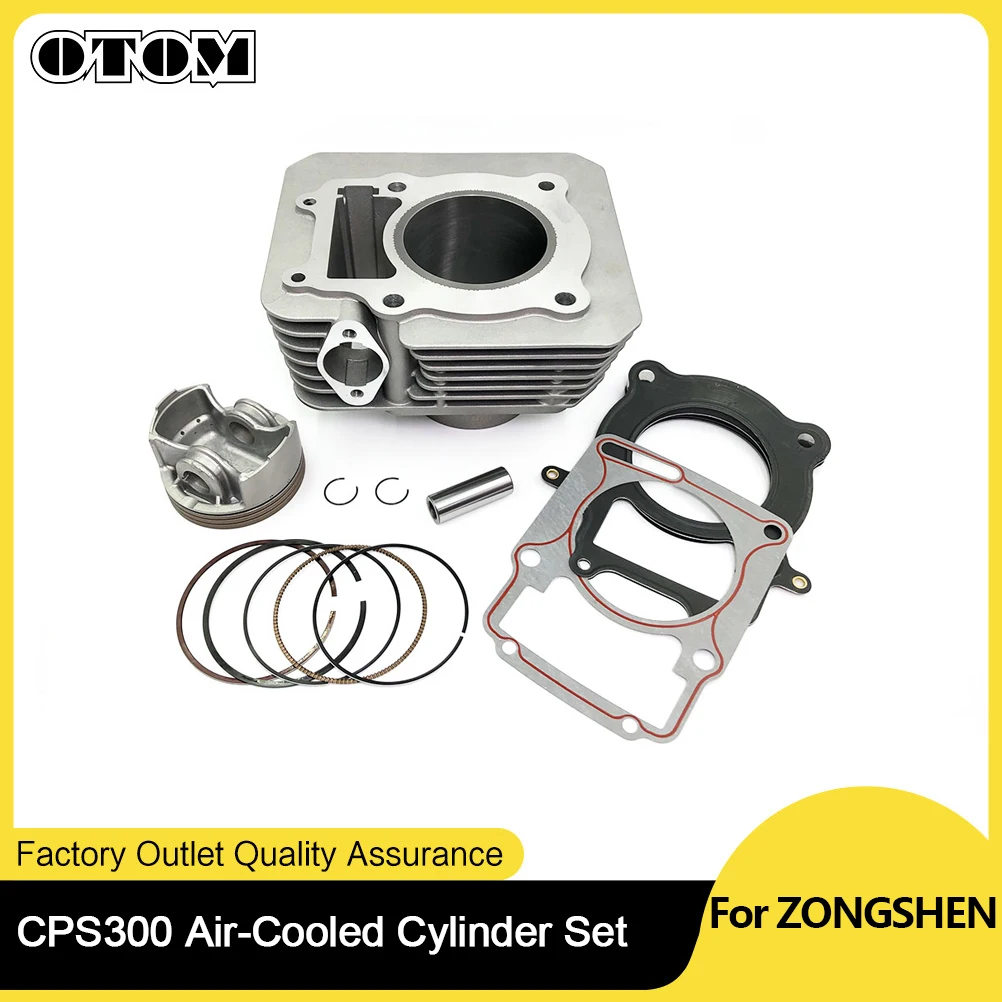 OTOM Motorcycle Air-Cooled Cylinder Set Piston Ring and Gasket Kits For ZONGAHEN CB250-F KAYO CB250 Engine 250cc Upgraded to 300