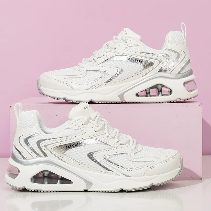 أحذية Skechers النسائية للجري خفيفة الوزن ونعل سميك أحذية رياضية كاجوال للخروج أحذية كاجوال 177425-Wsl #4