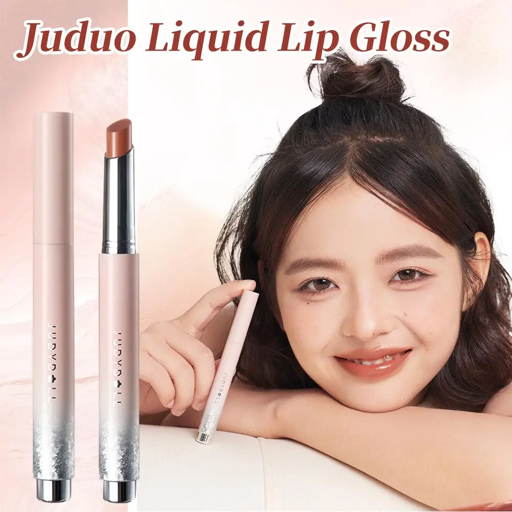 Judydoll Solid Lip Glaze Vrouwen Hydraterende Lippenstift Rijke Lip Koreaanse Lippenstift Heldere Cosmetica Lip Kleur Make-Up Smering D3e5