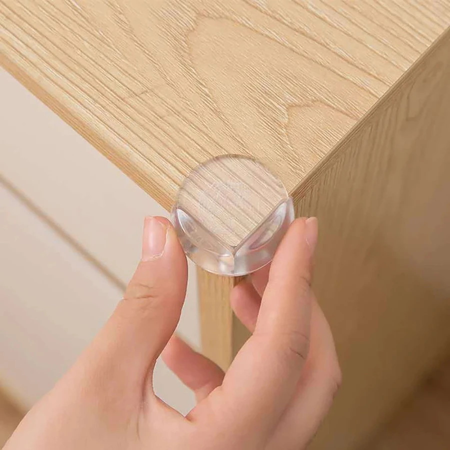 12Pcs Child Baby Safety PVC Protector Table Corner Edge Protection Cover Anticollision Edge & Guards ﻿