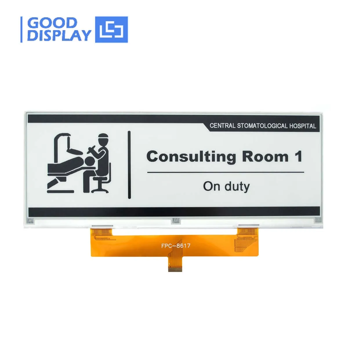 Large 10.85 Inch E-Ink Display Resolution 1360x480 Big Size E-Paper Panel, GDEM1085T51