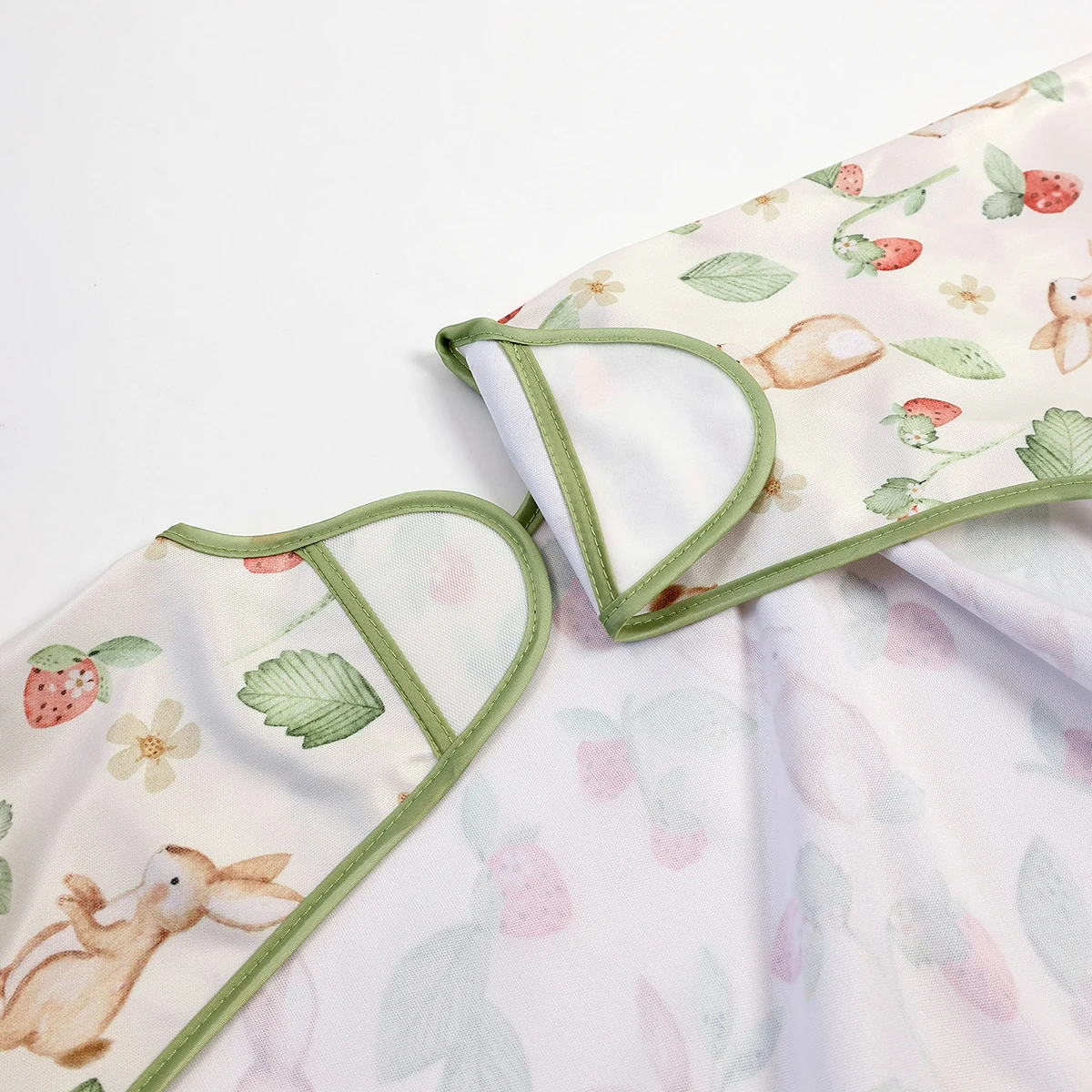 Elinfant مرايل أطفال بأكمام طويلة مقاومة للماء مرايل أكل للتغذية ومآزر رسم قابلة للغسل غطاء كرسي مرتفع #5