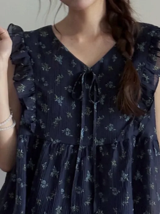 Csa Retro con Estampado Floral para Mujer, Cuello en V, con Cinturón, E, Linda, Hoada, Manga Larga, Corta, Estilo...